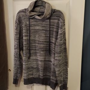 XIOS New York Gray Pullover Sweatshirt XXL Funnel Neck